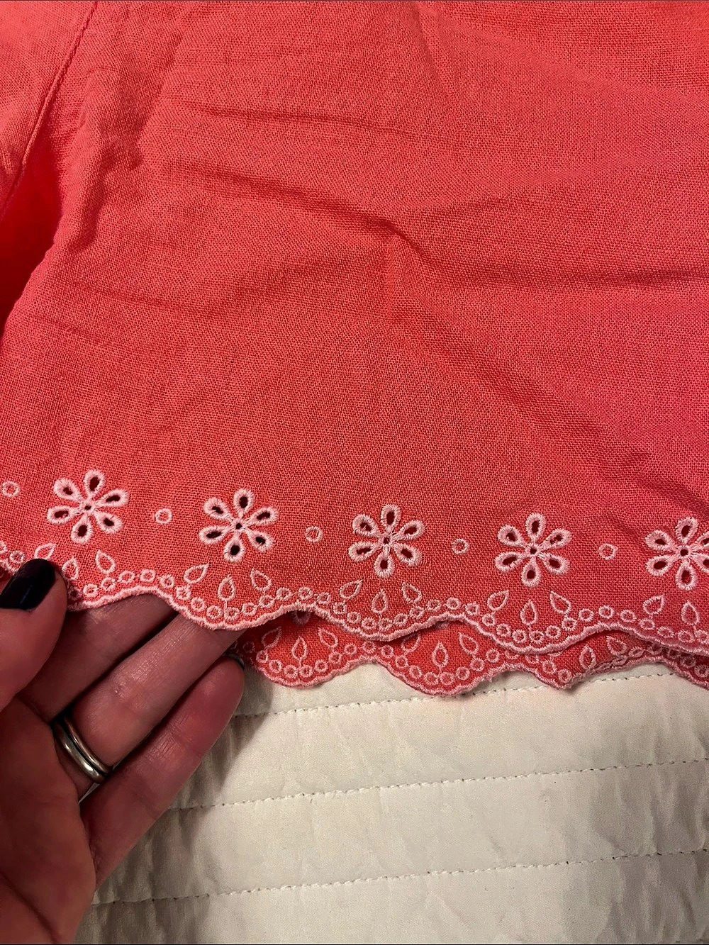 J.Crew Eyelet Pull On Drawstring Shorts - Picture 5 of 9